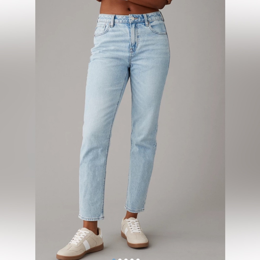 American Eagle Outfitters Strigid Light Blue Jeans - Tall/Long - Picture 5 of 5